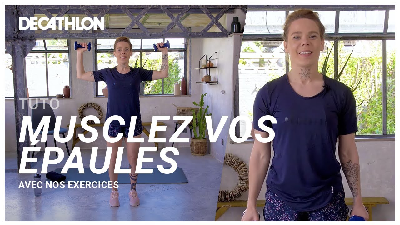 SÉANCE - Les exercices pour des épaules musclées ! 💪 I Decathlon