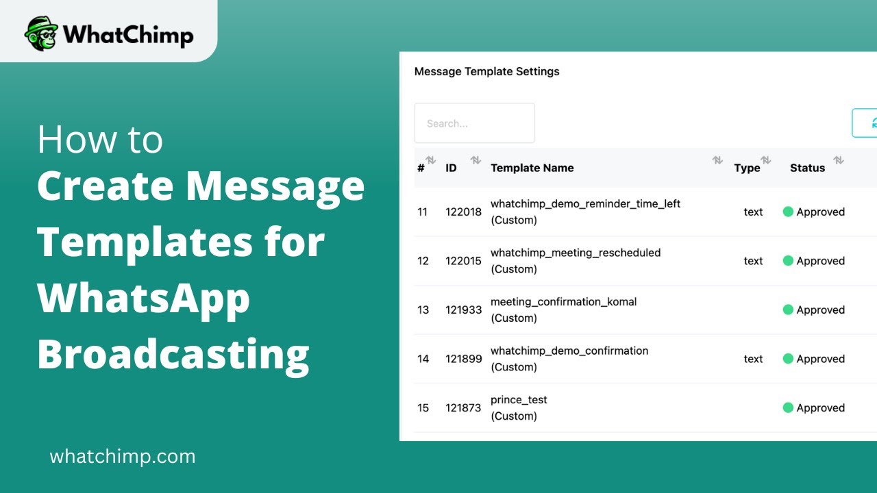 Как создать шаблон сообщения для WhatsApp-рассылки? | Основы WhatChimp