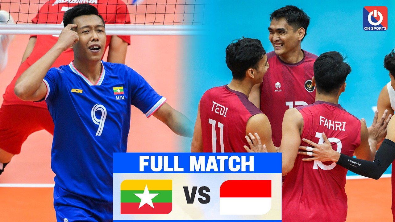 FULL HD | MYANMAR vs. INDONESIA | Huyền thoại Rivan phô diễn đẳng cấp