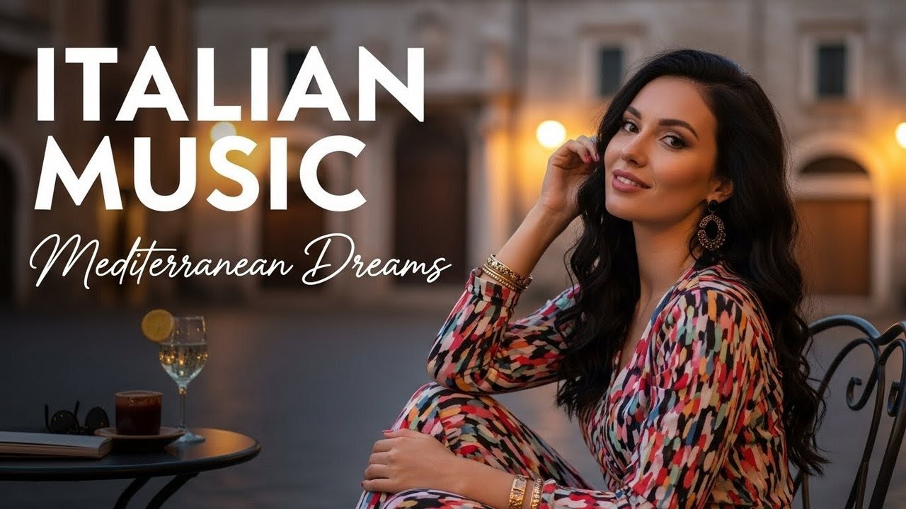 🎶 Italian Vibes & Mediterranean Music 🎶 Scenic Amalfi Coast & Lake Como Steady Peaceful Sound