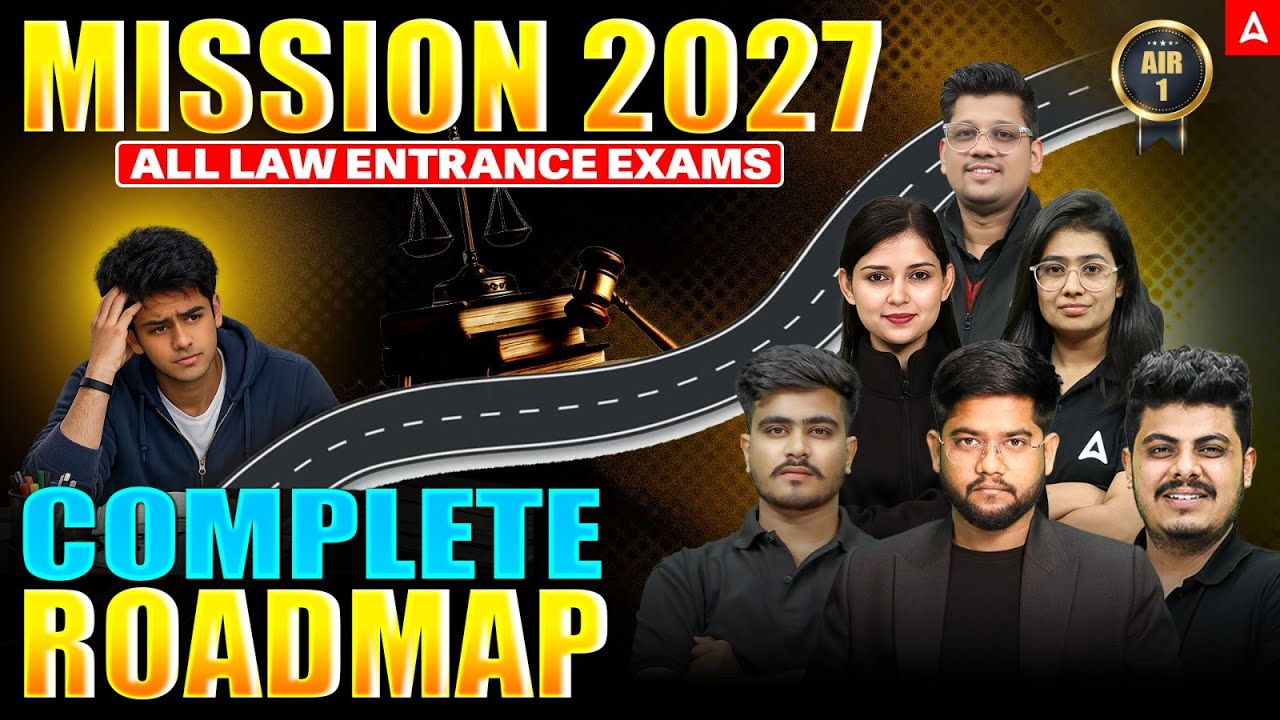 Mission 2027 | Complete Strategy for All Law 2027 Entrance Exams | CUET PG LLB 2027 & MHCET LLB 2027