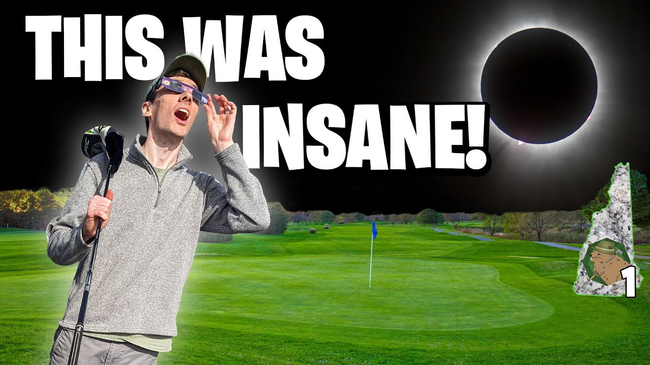 Golfing Through the Eclipse at Amherst C.C. - Incredible!