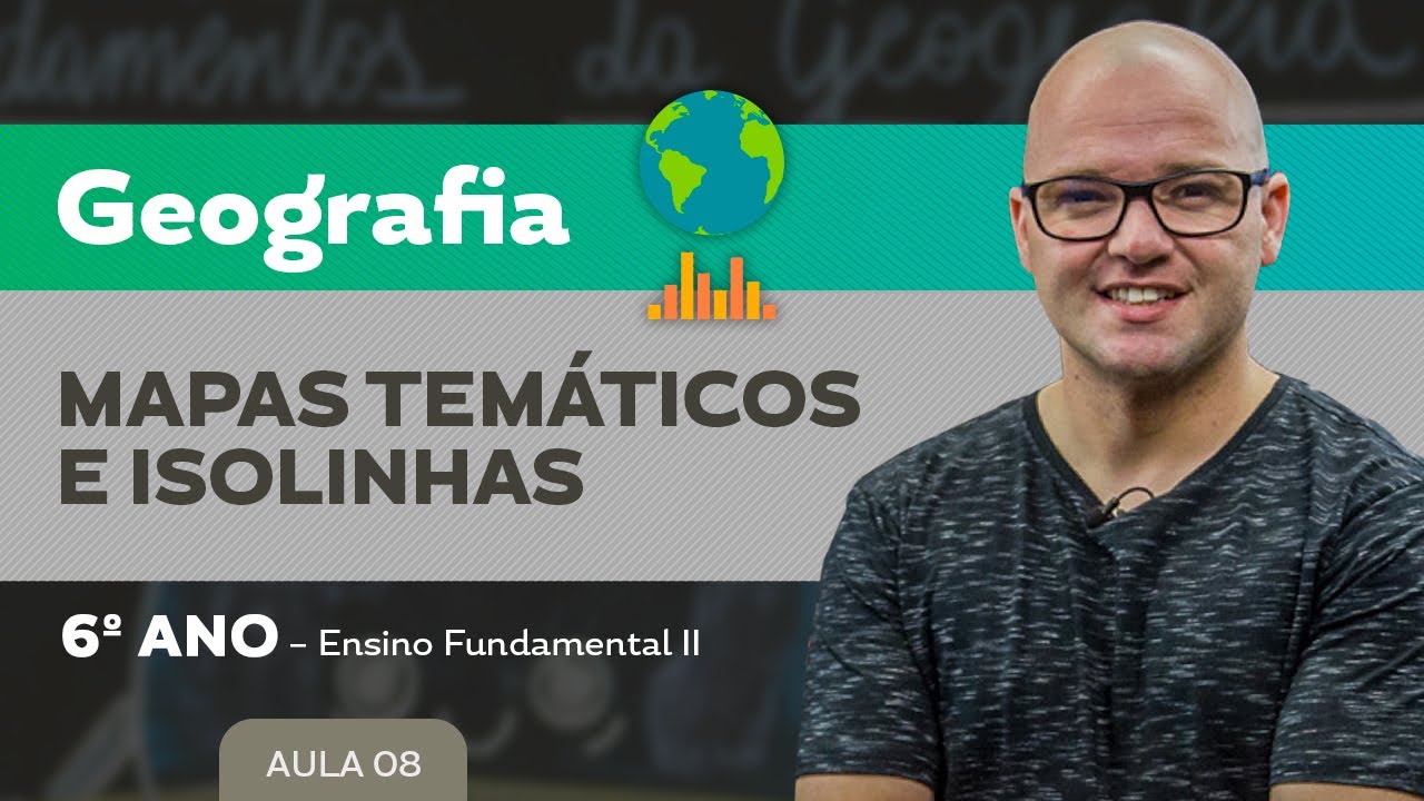 Mapas temáticos e isolinhas – Geografia – 6º ano – Ensino Fundamental