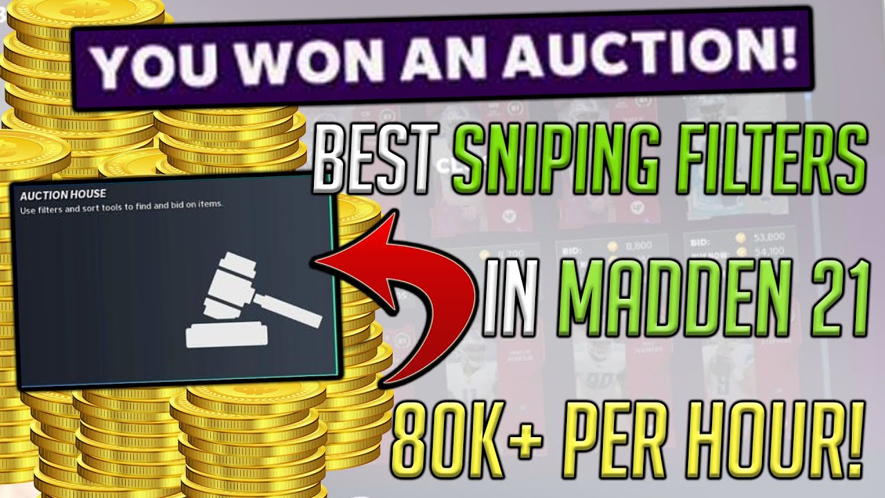 BEST SNIPING FILTER IN MADDEN 21! 80K+ PER HOUR! SNIPING TIPS AND TRICKS! Madden 21 Sniping Tutorial