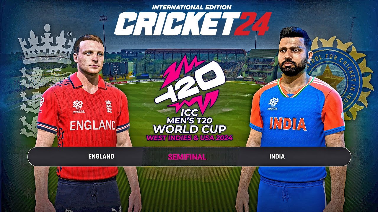 Геймплей Cricket 24 (PS5): полуфинальный матч Индия — Англия: это было неожиданно!! Ar Games League