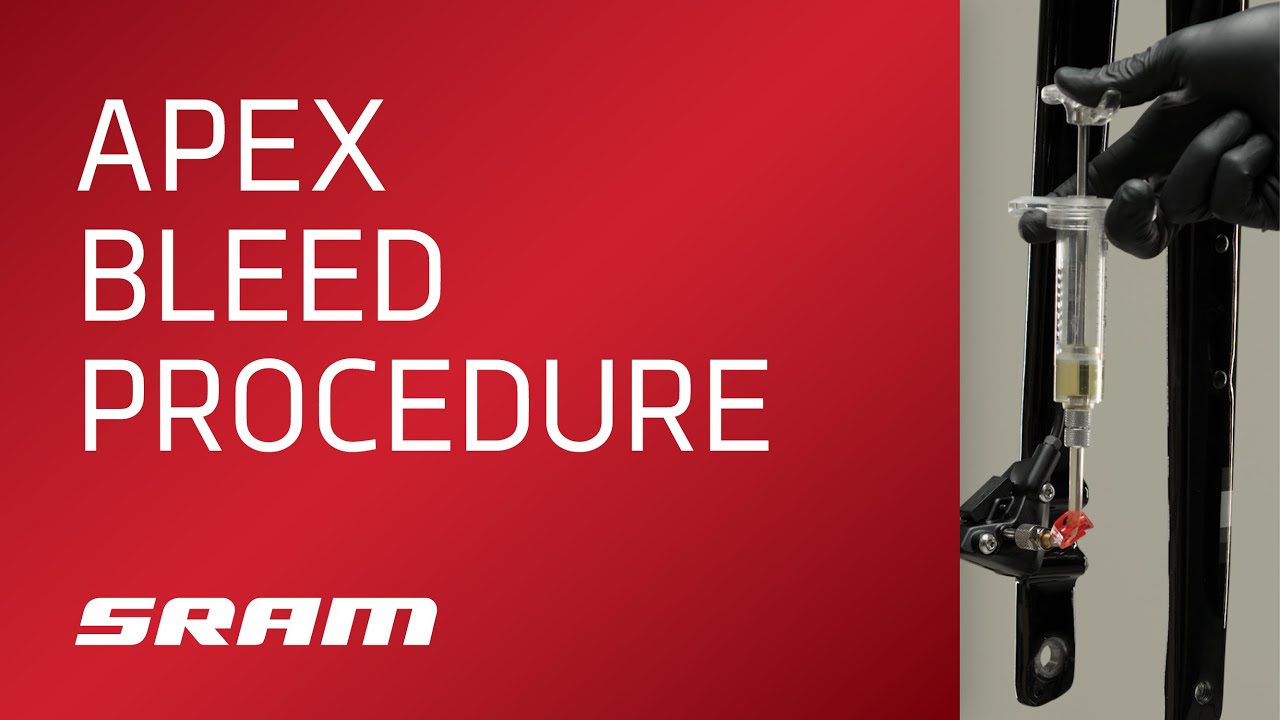 SRAM Apex Bleed Procedure