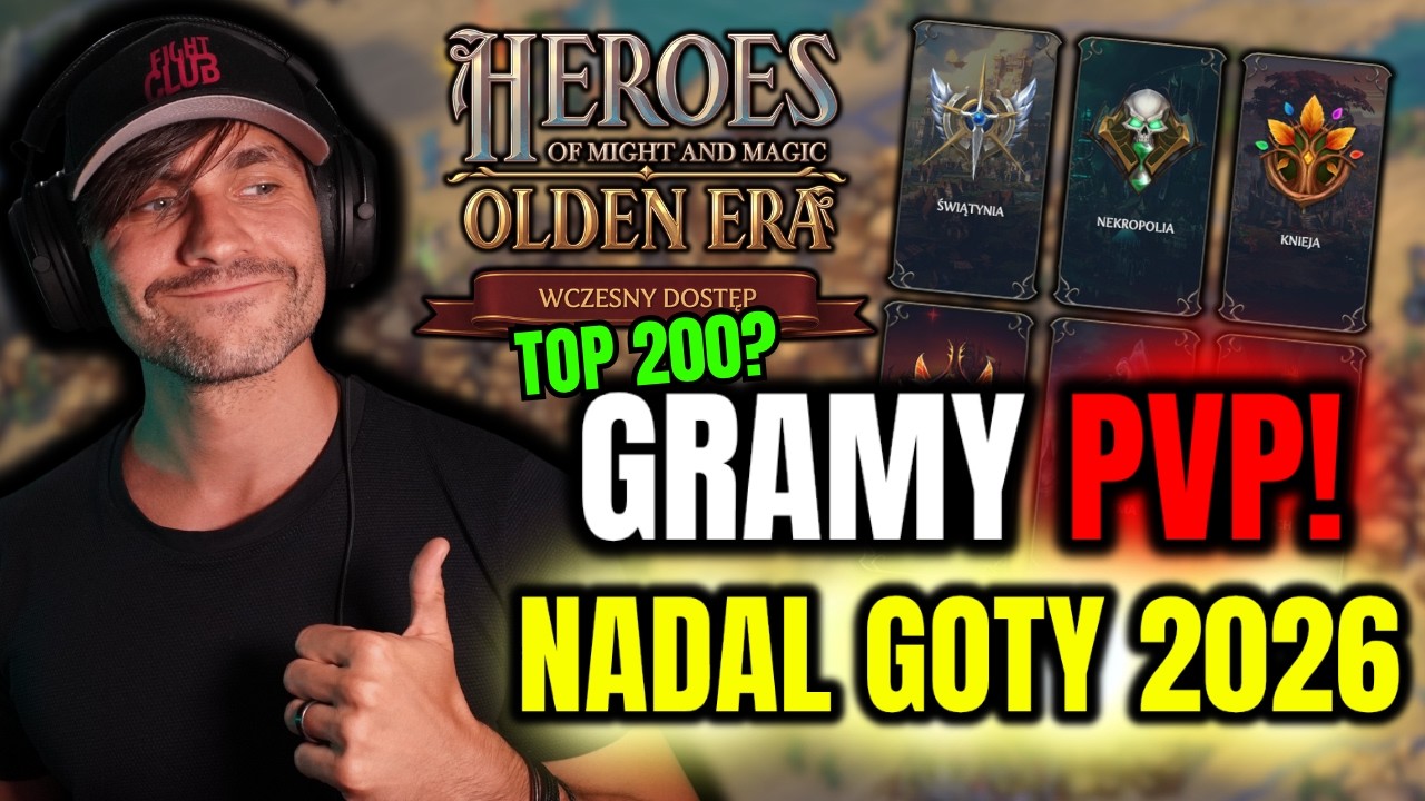 GOTY 2026 (1000H)🔥Czy ODBIJEMY Top 200?  Single Hero PvP - Olden Era LIVE | !HOLY