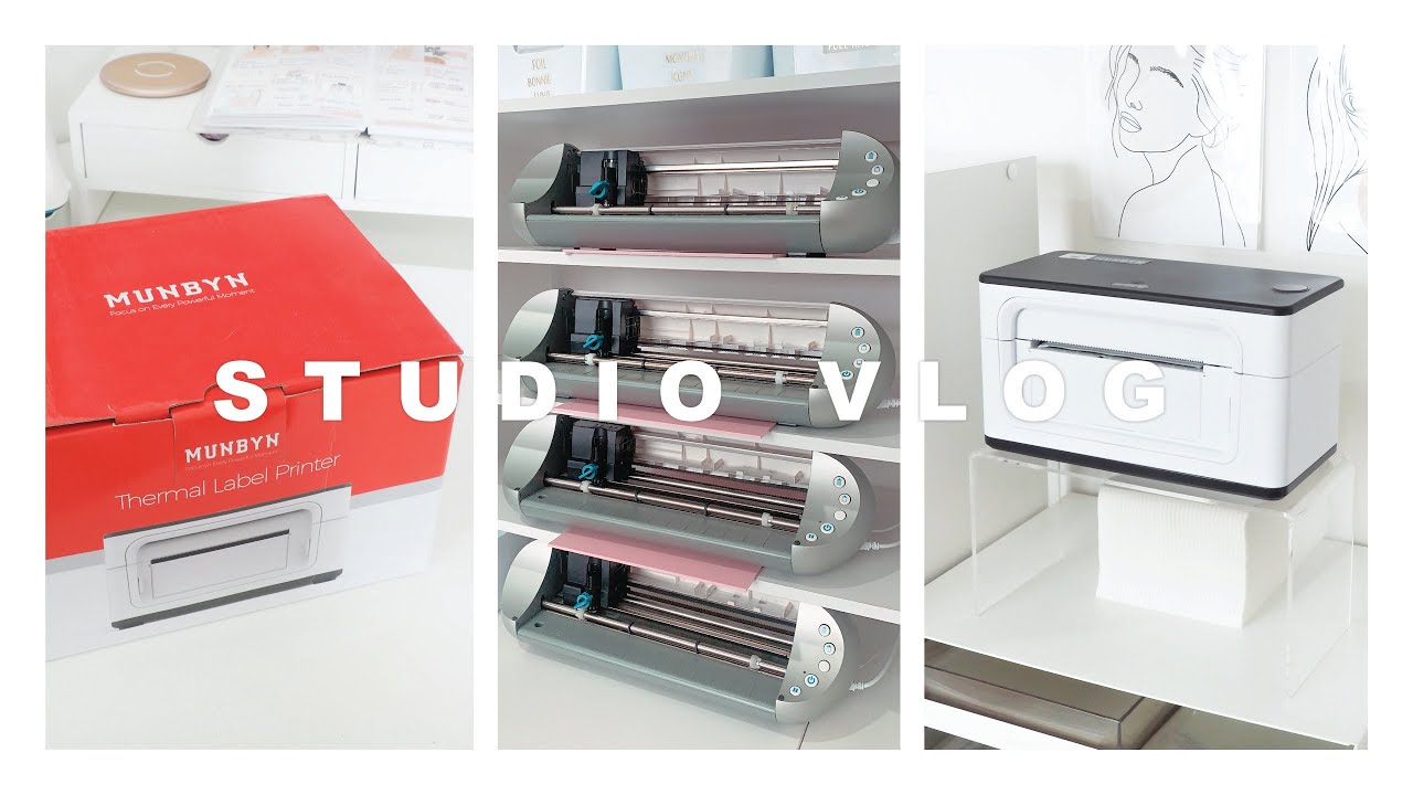 Studio Vlog 33 // New Thermal Printer & Packing Orders | AD