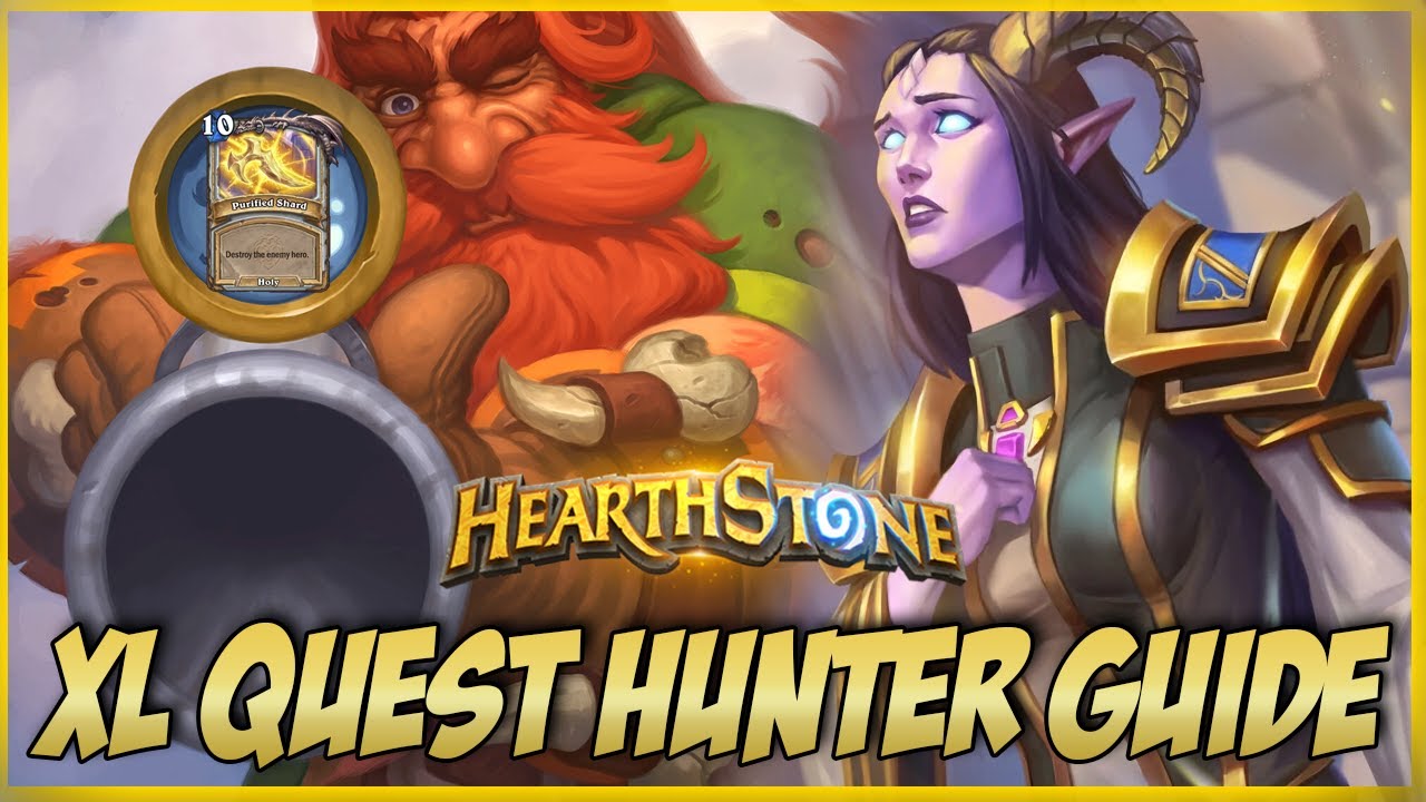 NEVER LOSE AGAINST QUEST PRIEST! XL QUEST HUNTER GUIDE! [HEARTHSTONE PLAY-BY-PLAY]