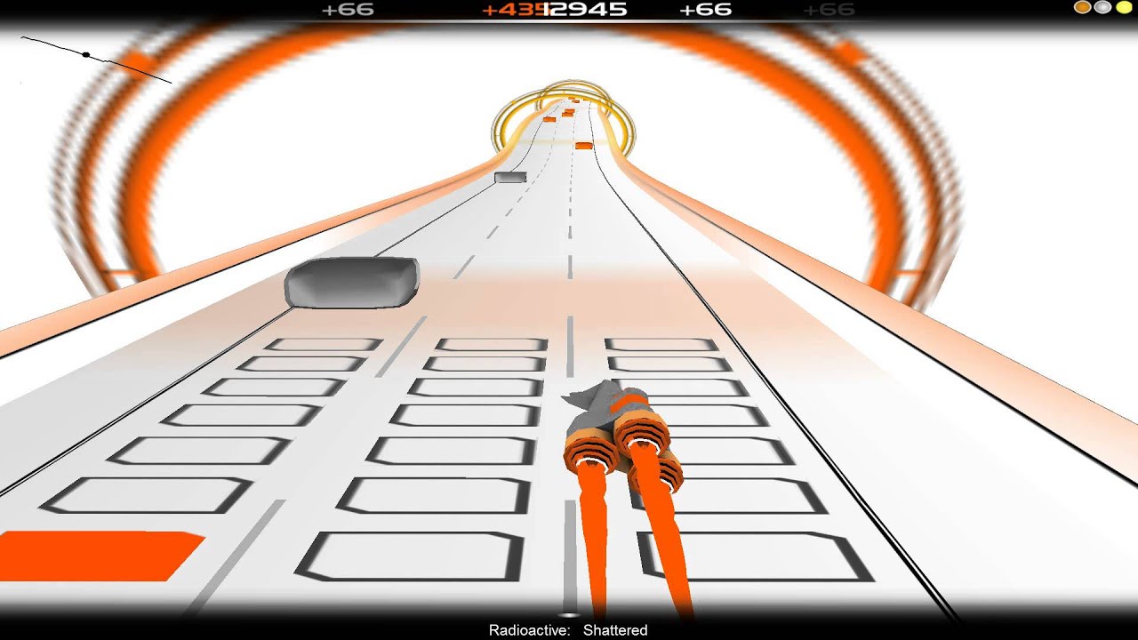 NoobyPlays...AudioSurf - Shattered-Radioactive