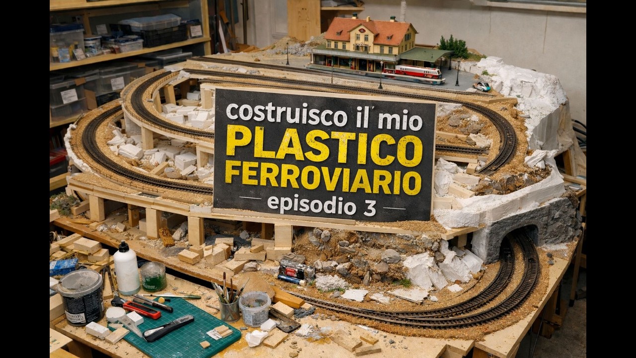 Costruisco il mio plastico ferroviario! Ep.3