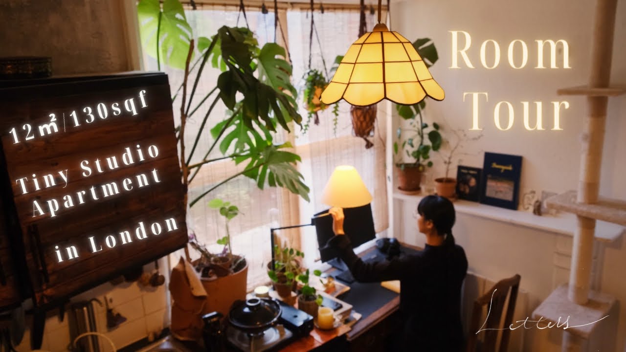Room Tour｜ Studio Apartment  ｜Living Alone with a cat in London
