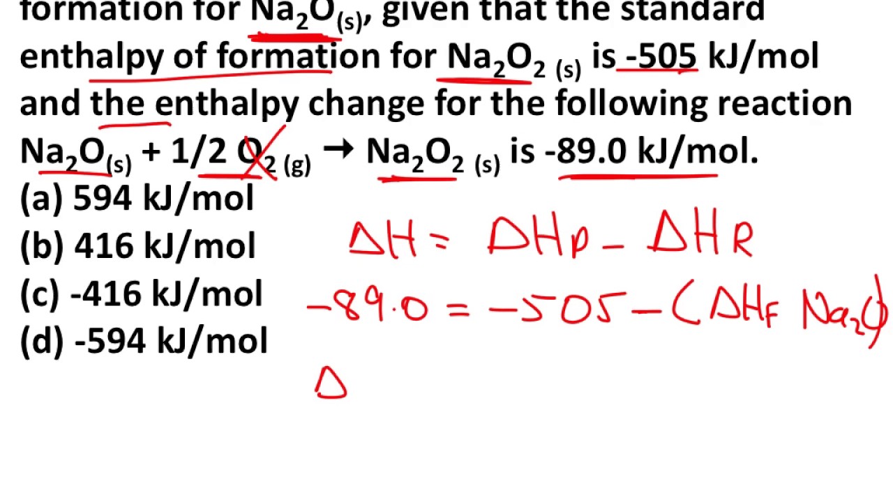 6.6 Standard Enthalpy of Formation and Reaction