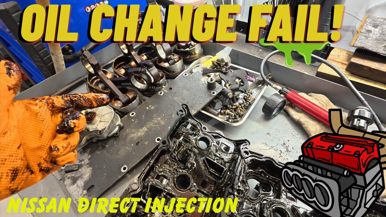 Severe Engine Sludge! Neglected Oil Changes!