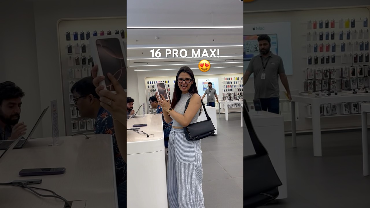 I Got iPhone 16 Pro Max😍❤️✨Broke My Previous iPhone🥺💔 - Mini Vlog! #ashortaday #grwm #minivlog