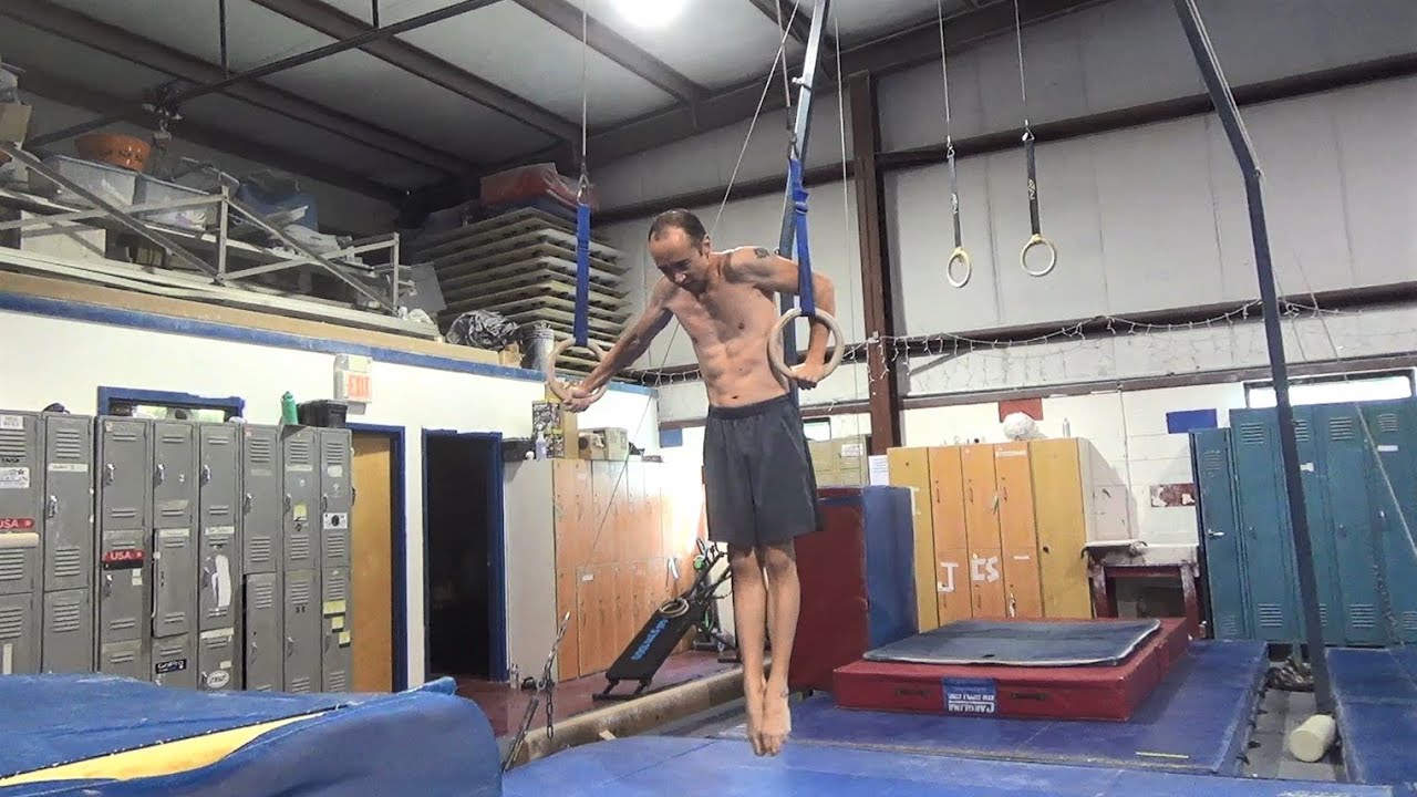 STILL RINGS STRENGTH TRAINING WORKOUT (L CROSS, STRADDLE PLANCHE, IRON CROSS WORK)
