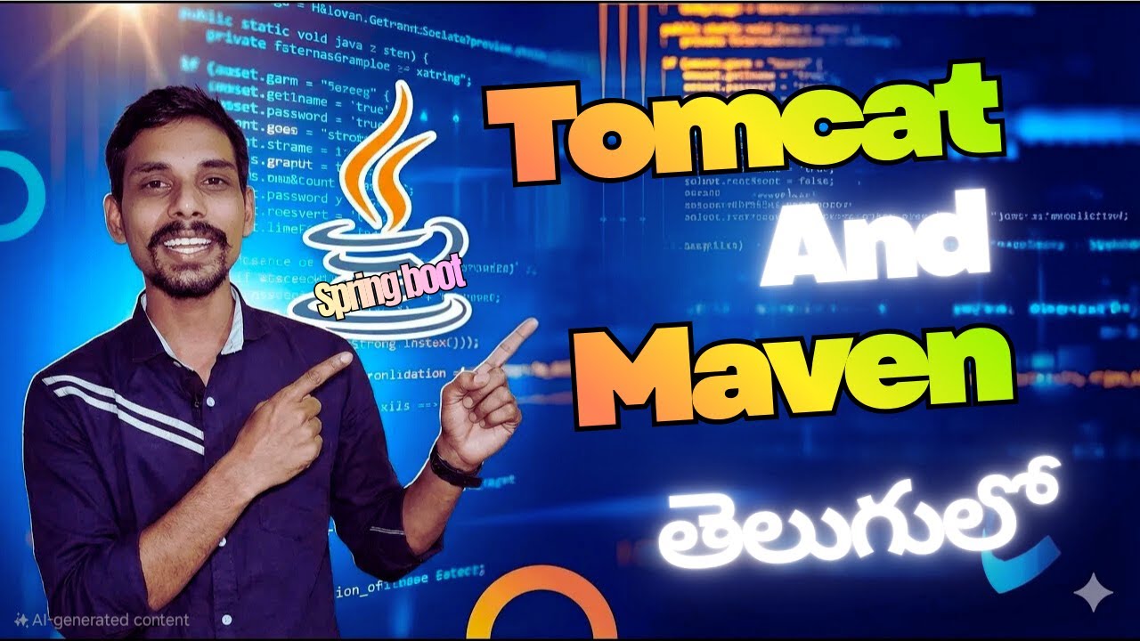 #2 What is Tomcat and Maven | Spring boot Tutorial in Telugu