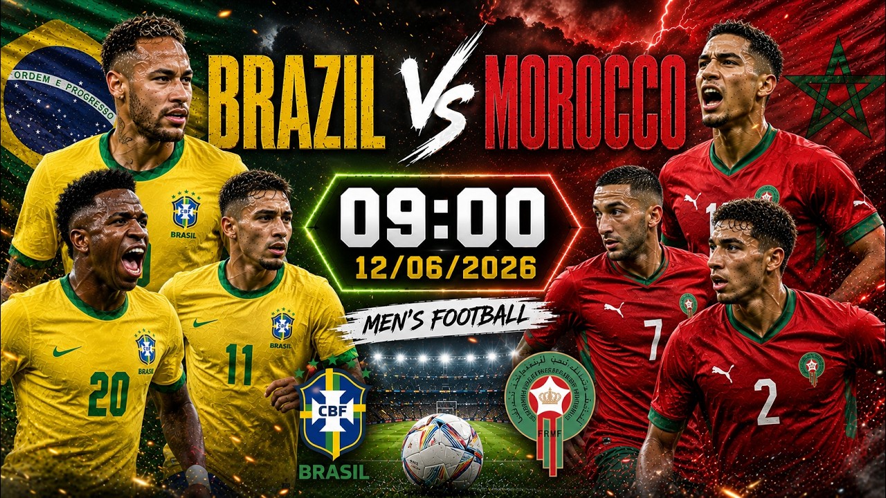 🔴 BRAZIL vs MOROCCO | Sele&ccedil;&atilde;o's Samba Flair Battles the Atlas Lions' Unyielding Defense