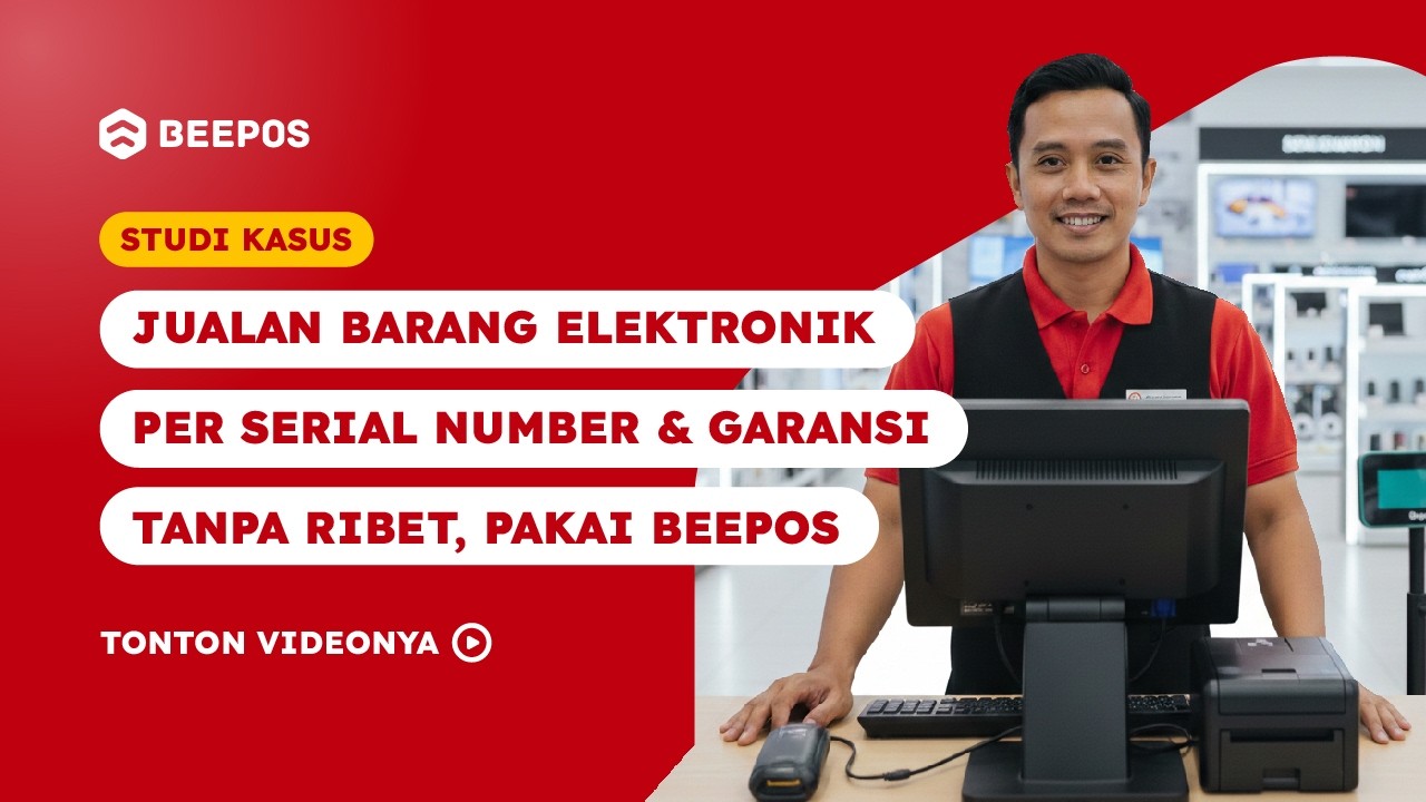 SISTEM KASIR TOKO ELEKTRONIK | SERIAL NUMBER PER UNIT, GARANSI, & HARGA MEMBER