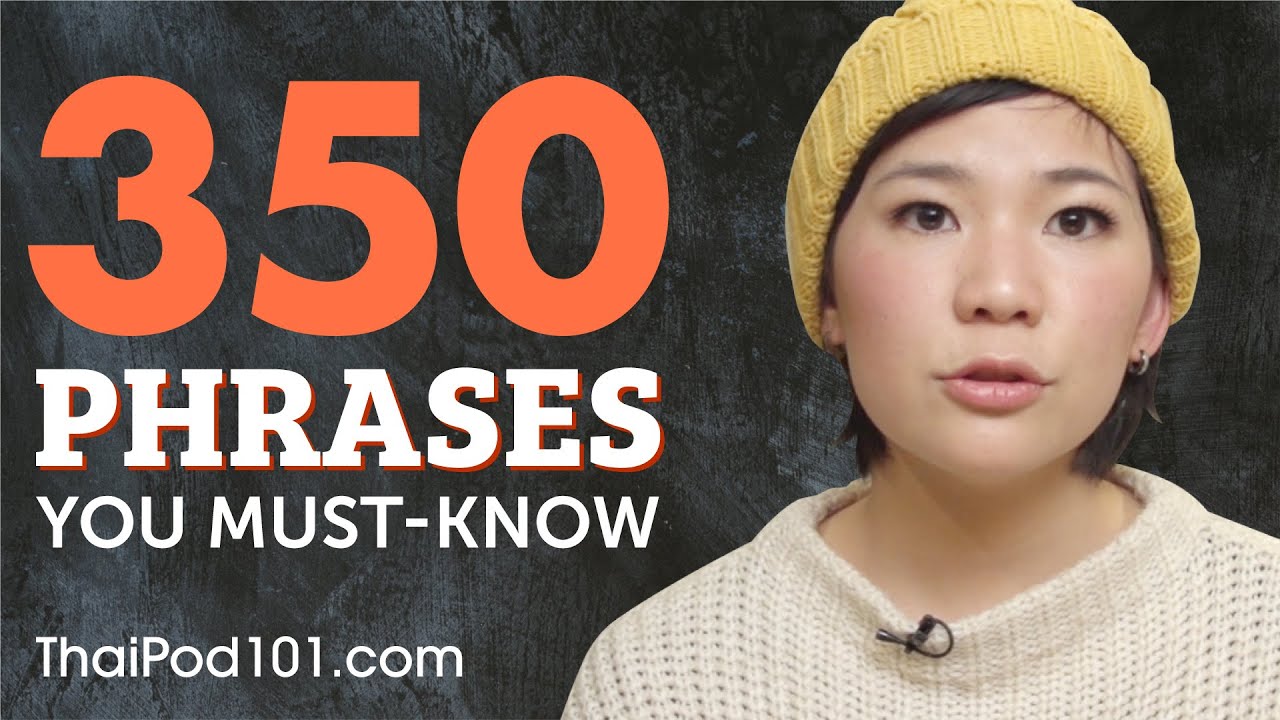 350 Phrases Every Thai Beginner Must Know