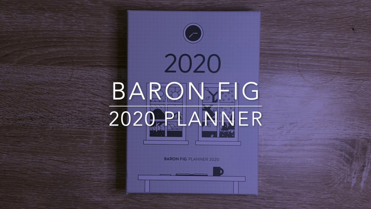 Baron Fig 2020 Planner Review and Walk Through