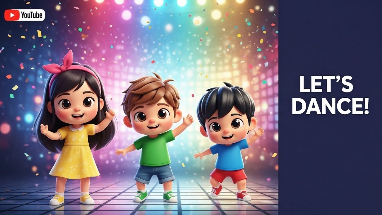 👉 The Three Kids Dance Party 💃 | Fun Kids Dance