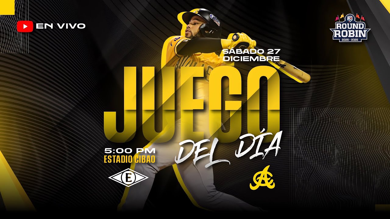 LEONES DEL ESCOGIDO VS ÁGUILAS CIBAEÑAS | ESTADIO CIBAO | 27 DE DICIEMBRE