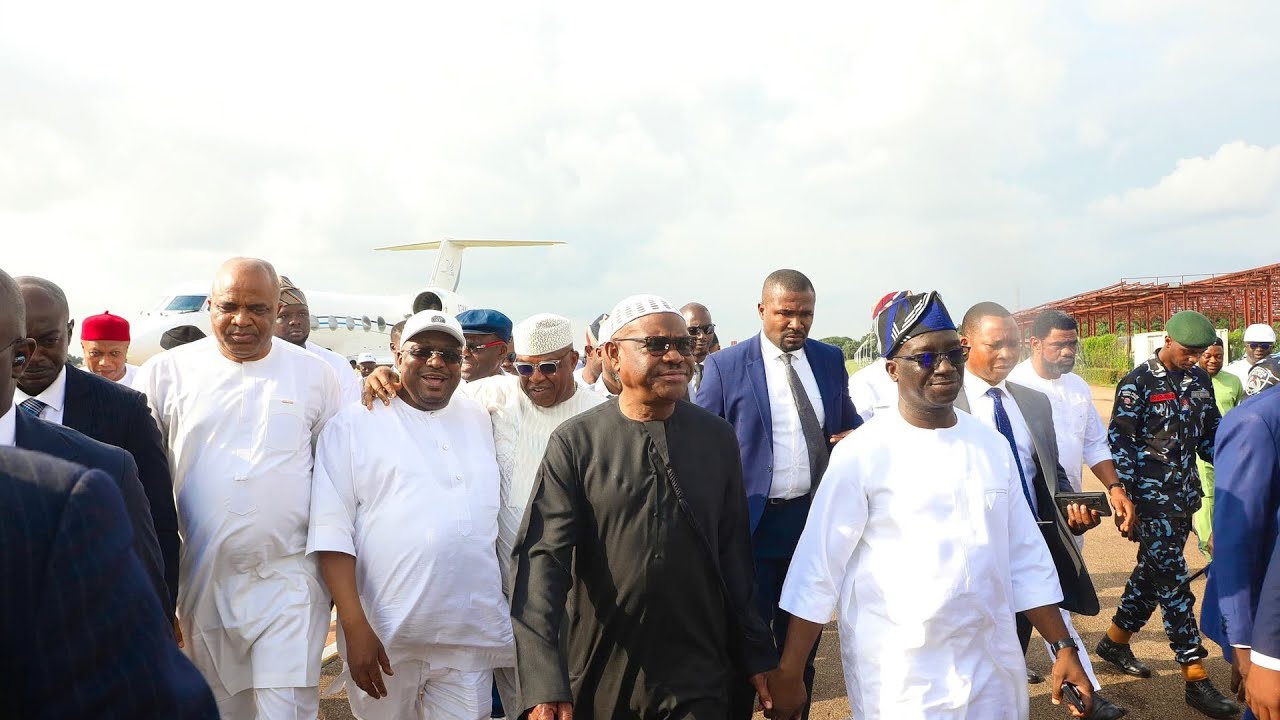 Benin City Welcomes FCT Minister Wike with Open Arms, Greeted by Governor Okpebholo