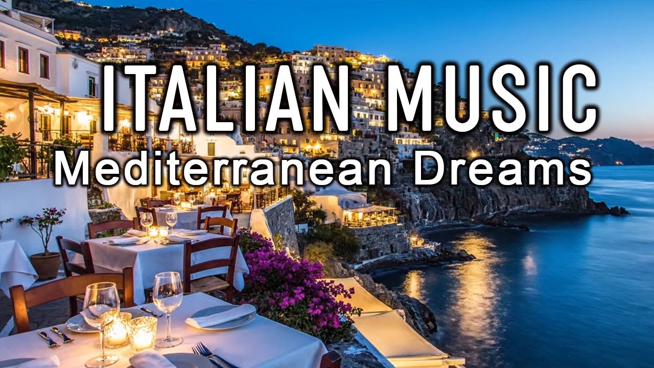 🎶 Italian Vibes & Mediterranean Music 🎶 2+ Hours Scenic Amalfi Coast & Lake Como Relaxation 4K