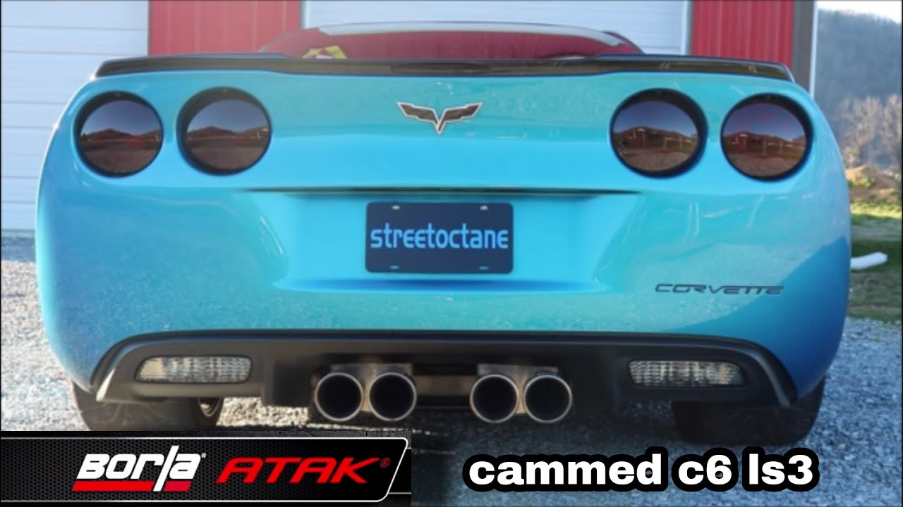 C6 Corvette Borla ATAK- Cammed LS3