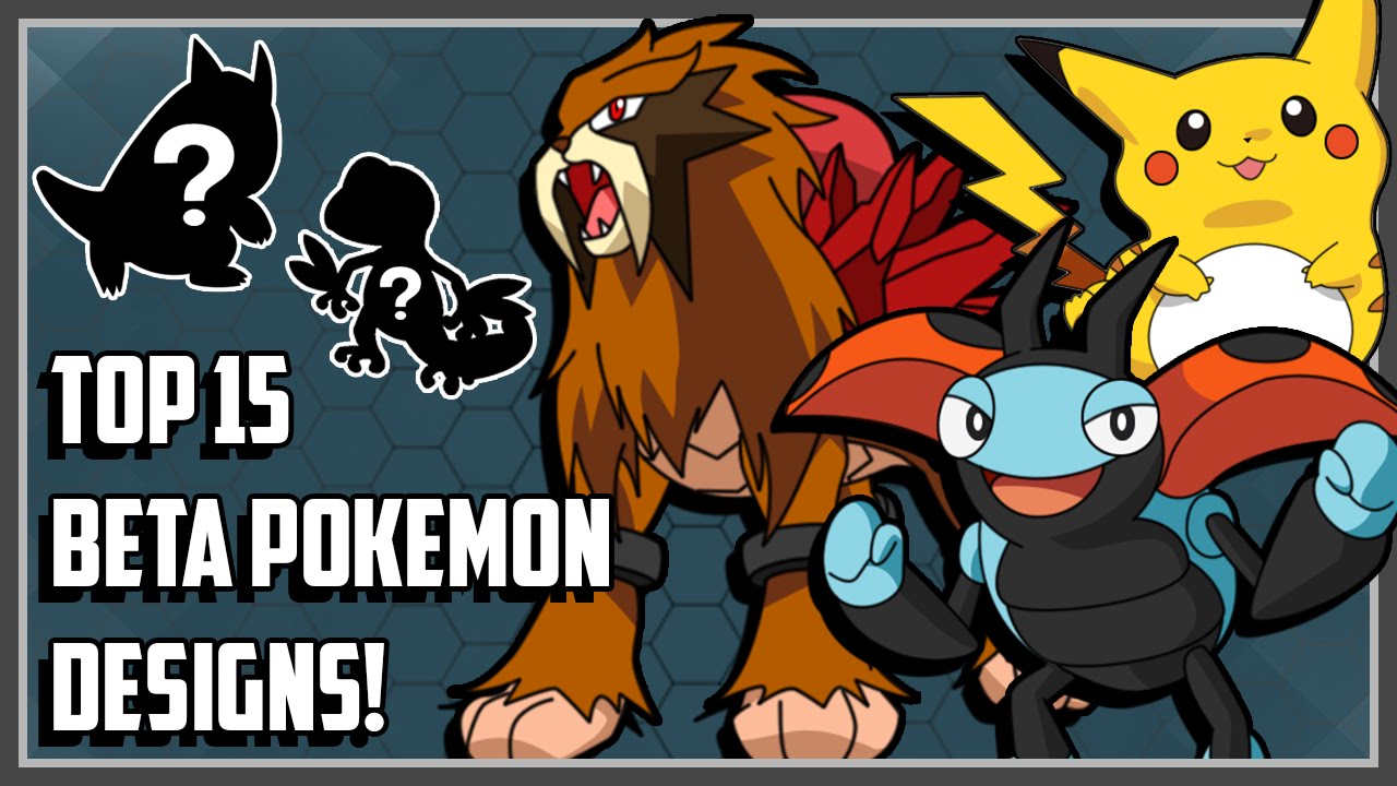 Top 15 Beta Pokemon Designs That Didn't Make it!