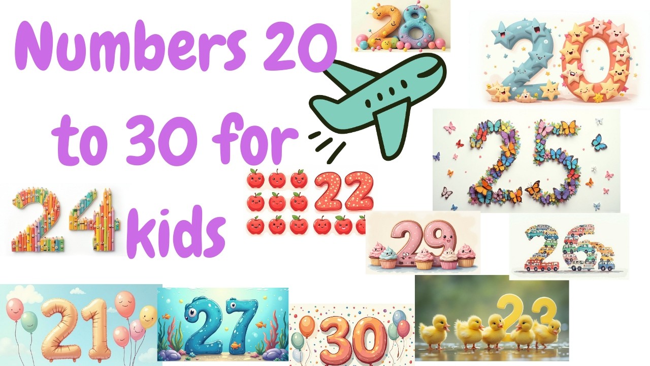 Toto Kids | Numbers 20 to 30 Fun Numbers for Kids
