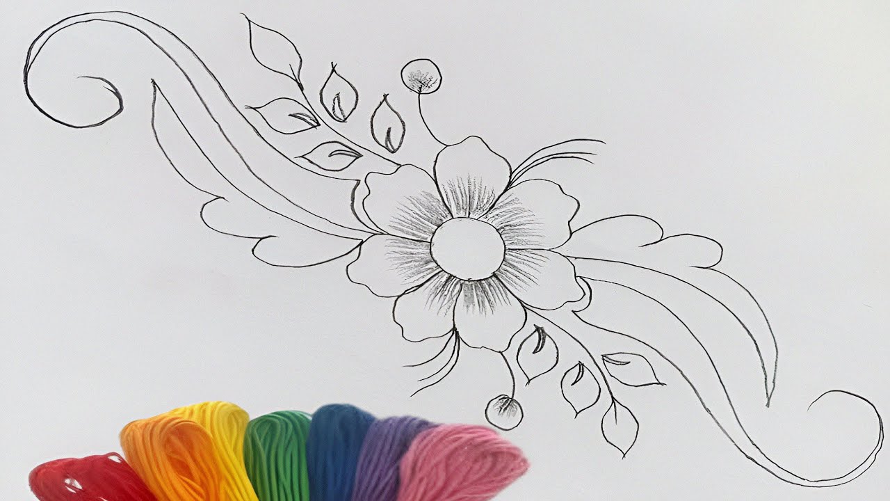 Beginners Friendly Floral Hand Embroidery Tutorial | Very Easy Filling Stitches 