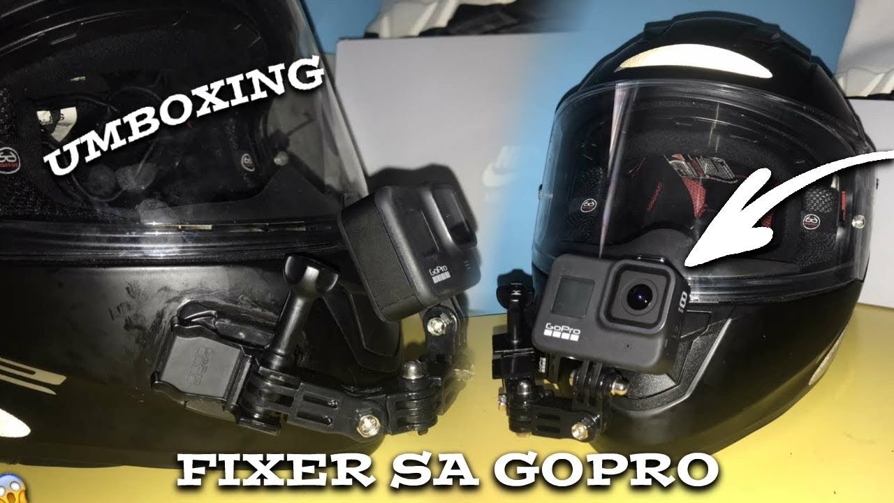 Umboxing + comment fixer sa gopro à son casque pour le motovlog!!!
