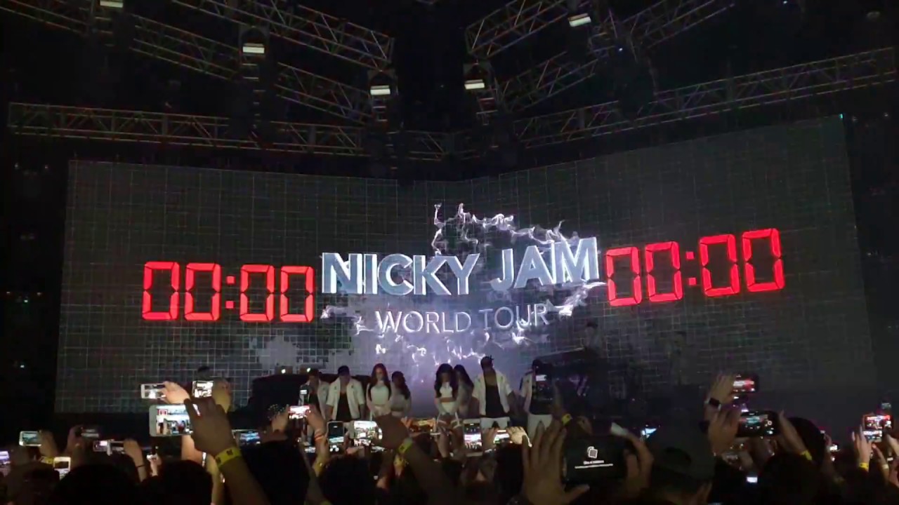 Nicky Jam Live in Concert Madrid May 2018 'Hasta el Amanecer'