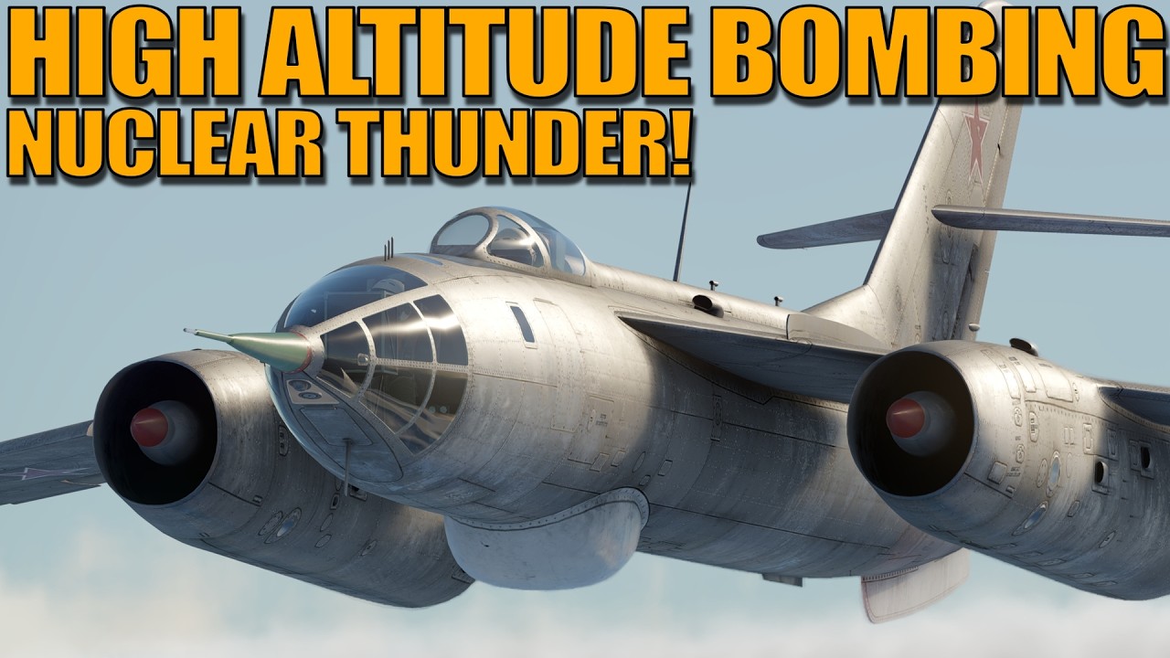 БОМБОМЕТАНИЕ С БОЛЬШОЙ ВЫСОТЫ в ЯДЕРНОМ ГРОМЕ на ЯК-28! - War Thunder