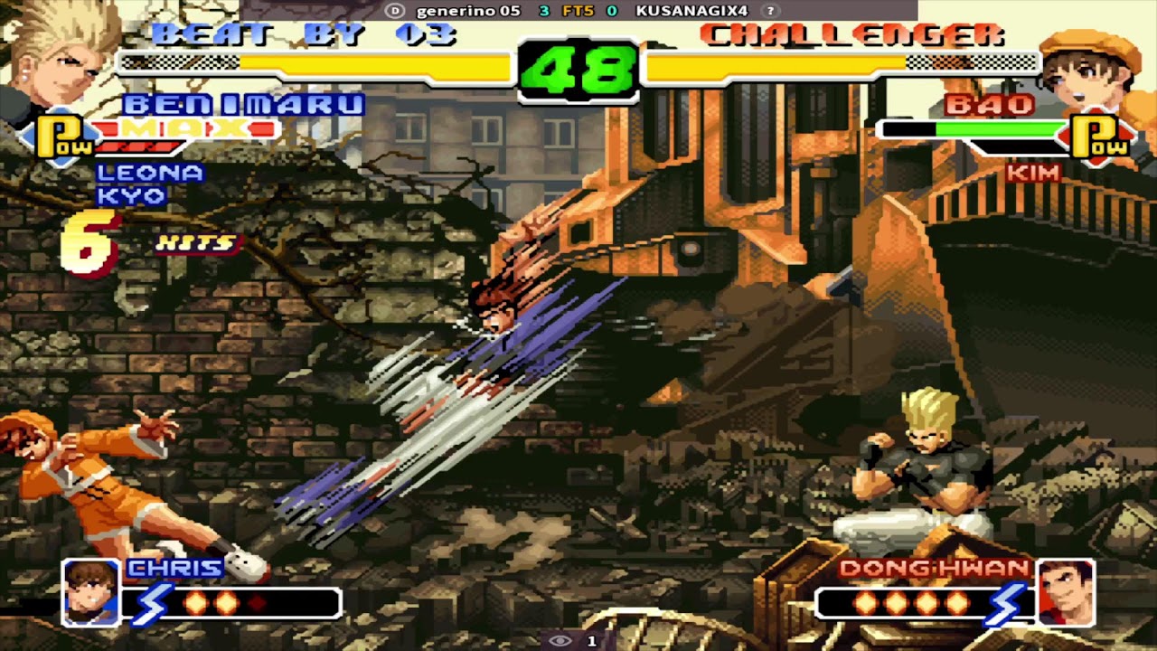 1.- RETAS ONLINE KOF! buenos jugadores