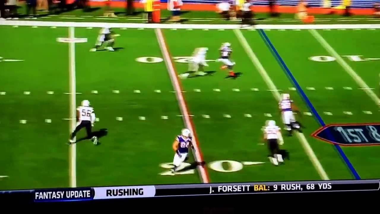 HUGE Eric Weddle Hit