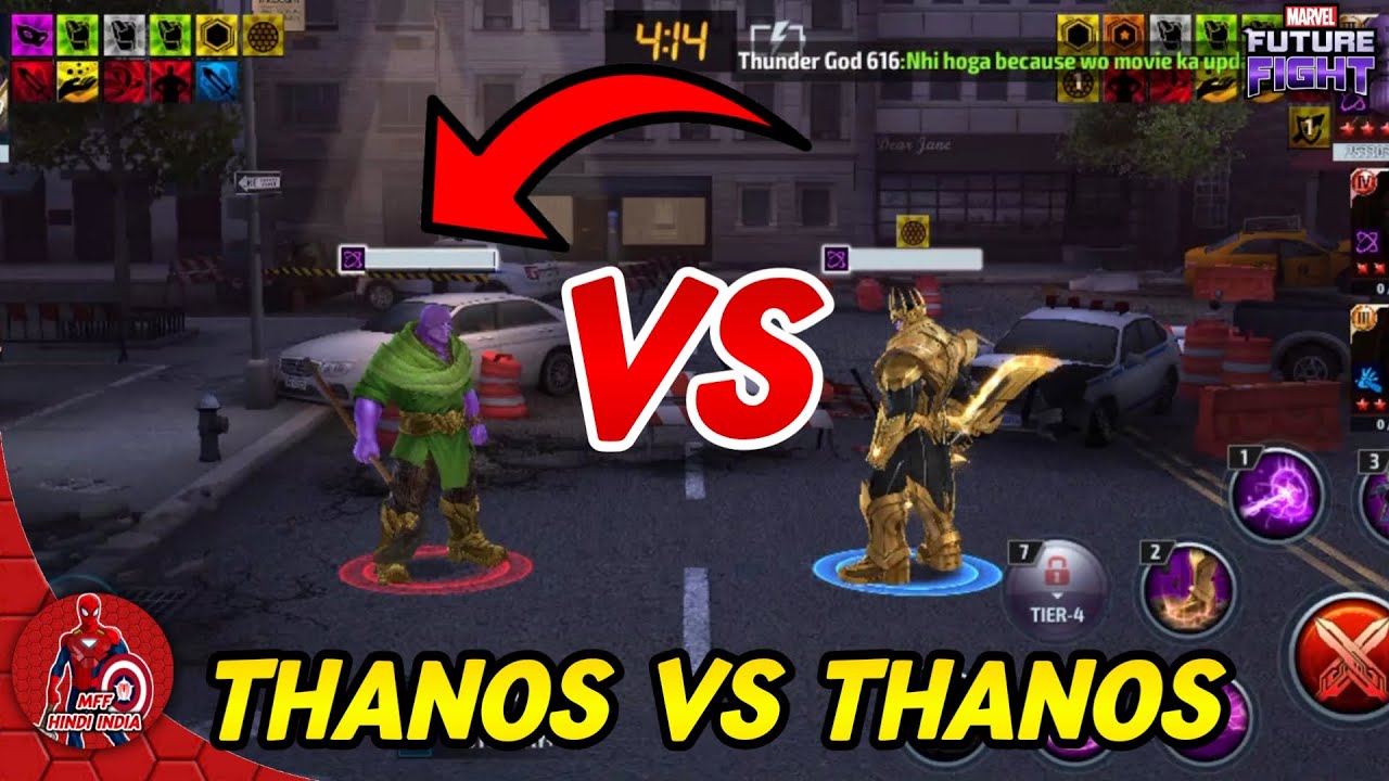 Thanos VS Thanos | Thanos Uniform Test MFF | Thanos Gameplay MFF HINDI INDIA