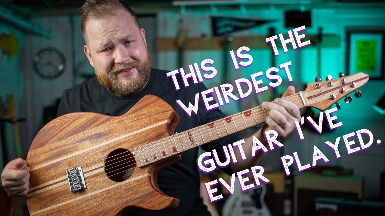 The weirdest guitar I've ever played. Featuring @scarmyguitar