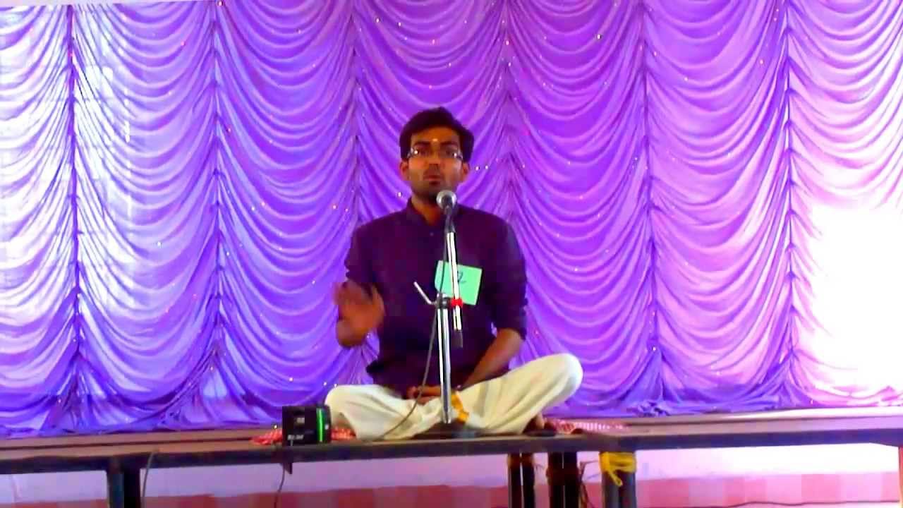 Sarasaksha Paripalaya - Pantuvarali - T R Srinath @ Calicut University D Zone Arts Fest 2014