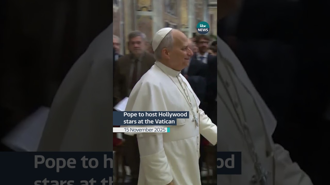 Pope Leo invites Hollywood stars to the Vatican #itvnews
