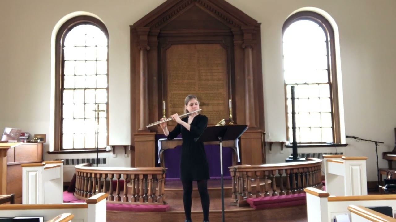 CPE Bach Sonata in A minor for solo flute, mvmt 1