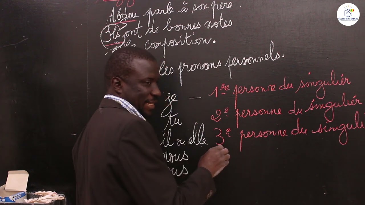 Cours - CE1 -  Français: Conjugaison  / les personnes de la conjugaison  / M. Guèye