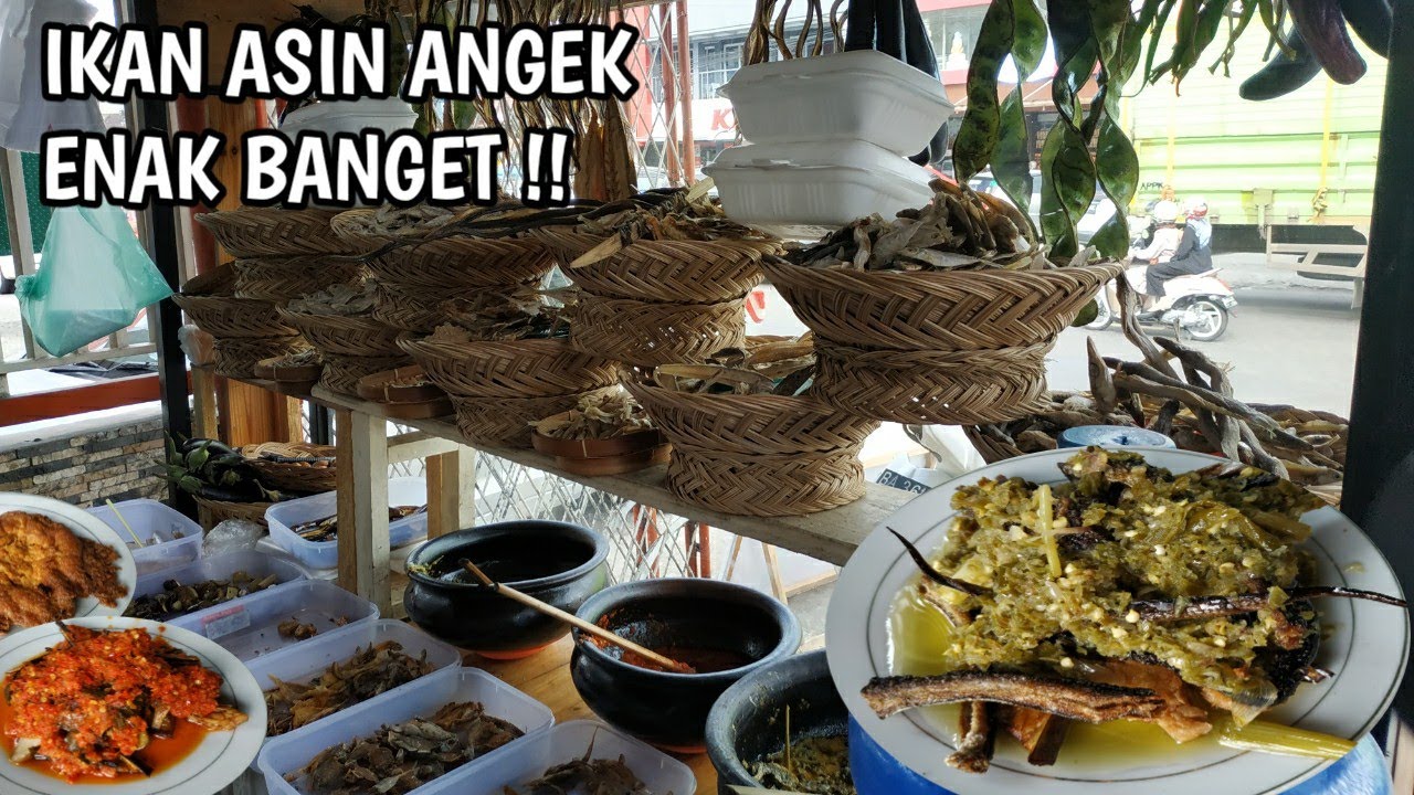 WOW, NIKMATNYA IKAN ASIN  BALADO !! KEDAI NASI SERBA IKAN ASIN, Kuliner Bukittinggi, Sumatera Barat
