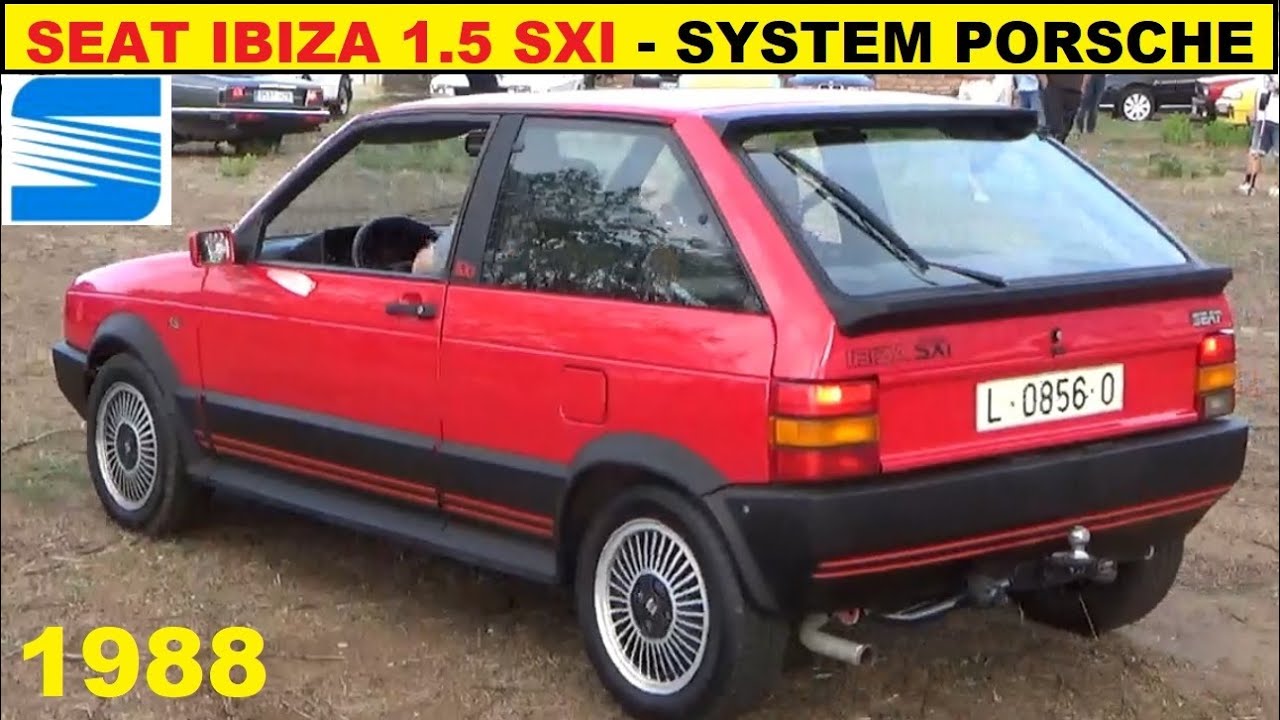 ⛽Seat Ibiza 1.5 SXI System Porsche. El más alto de la gama en 1988. Review.