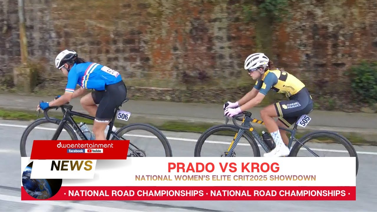 PRADO vs KROG | National Women’s Elite Criterium 2025 Showdown