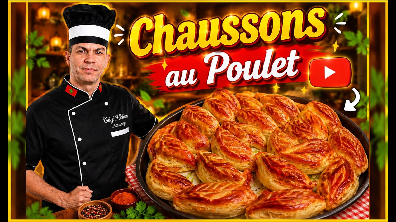 Chaussons au Poulets  شوصون بالدجاج
