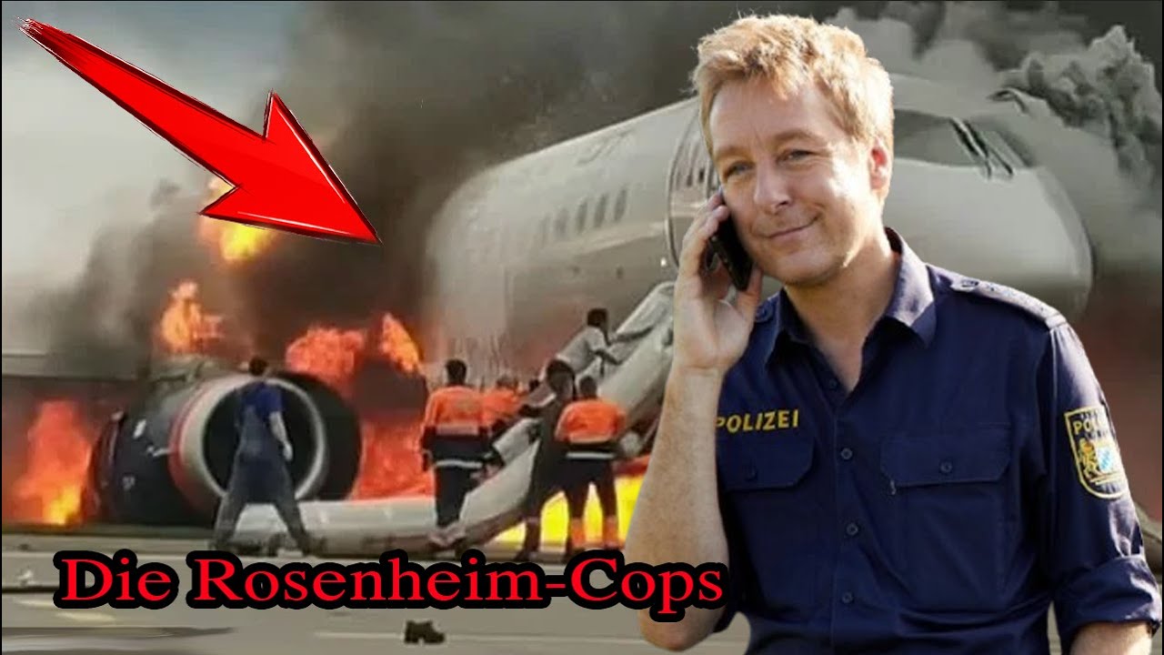 Die Rosenheim-Cops:Der schicksalhafte Moment: Mohr verbrannte bei dem Flugzeugabsturz.