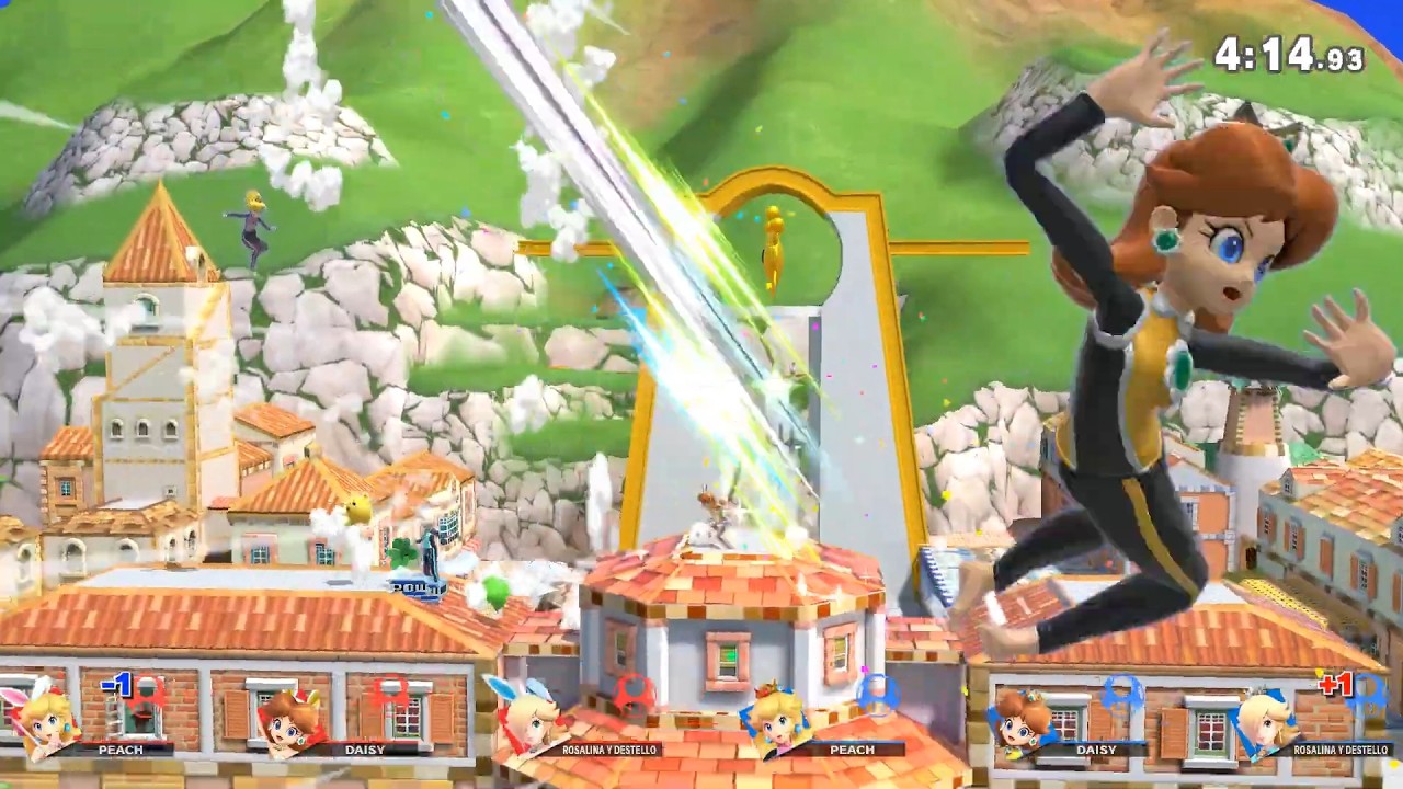SSBU Mods: Team Bunny vs Team Surfer Princesses Battle (Only Blast and Screen KO)